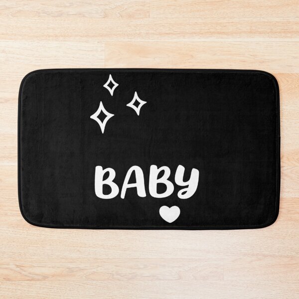 Item preview, Minimalist "Baby Saja" bib, graphic elements (for dark pieces) designed and sold by Moonshroomarts.