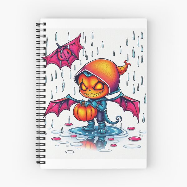 Item preview, Halloween Cute Pumpkin child character art illustration kawaii trick or treat designed and sold by Vintage Designs +.