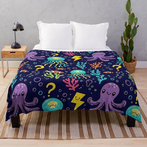 Item preview, Adorable Under the Sea Creature Pattern designed and sold by Owcomm.
