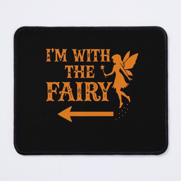 Item preview, I’m With The Fairy Easy Costume Tee – Sarcastic Halloween Gag Gift for Couples designed and sold by YourgiftShop.