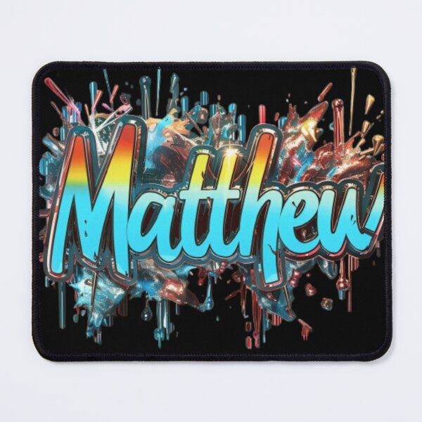 Item preview, Matthew Graffiti Style Name Art designed and sold by AlexLineArt.