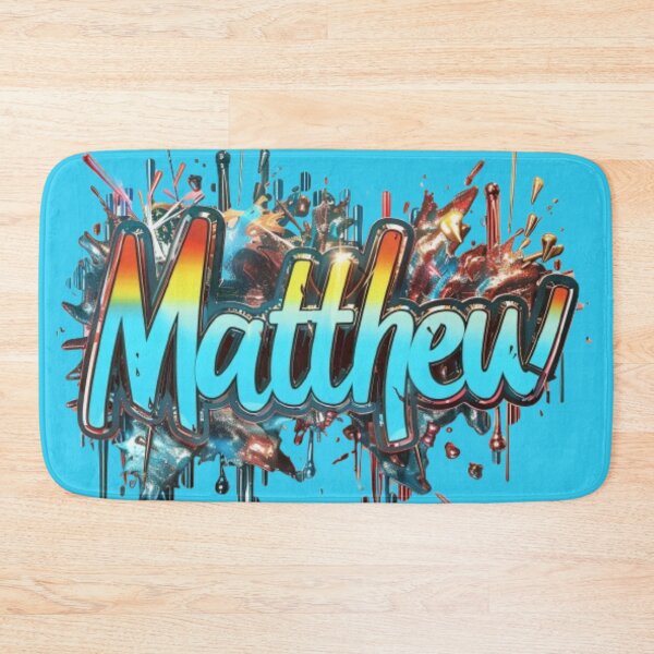 Item preview, Matthew Graffiti Style Name Art designed and sold by AlexLineArt.