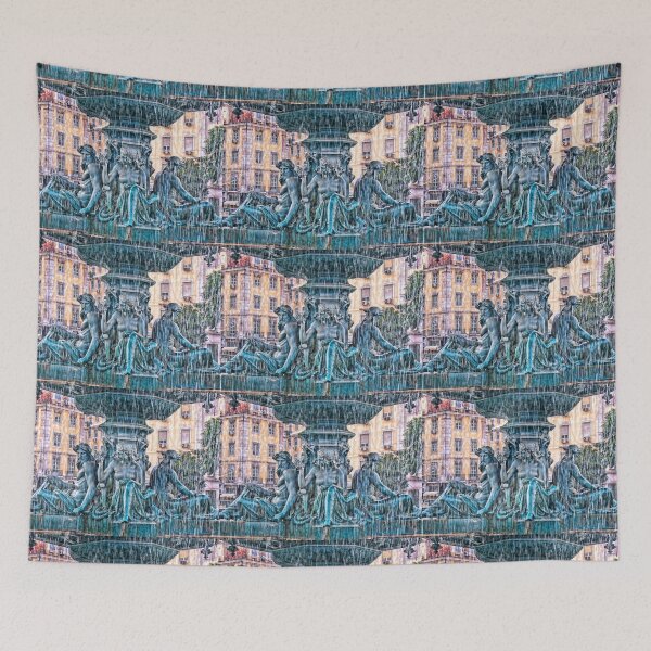 Item preview, Fountain at Rossio, Lisbon, Portugal designed and sold by vadim19.