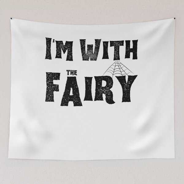 Item preview, I’m With The Fairy T-Shirt – Easy Halloween Costume Couples Matching Funny Gift designed and sold by YourgiftShop.