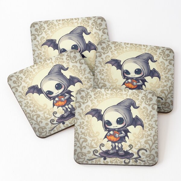 Item preview,  Halloween Cute Pumpkin child character art illustration kawaii trick or treat designed and sold by Vintage Designs +.