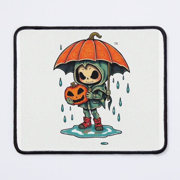 Item preview, Halloween Cute Pumpkin child character art illustration kawaii trick or treat designed and sold by Vintage Designs +.