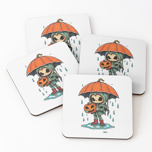 Item preview, Halloween Cute Pumpkin child character art illustration kawaii trick or treat designed and sold by Vintage Designs +.