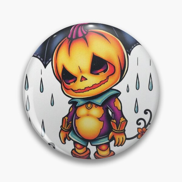 Item preview, Halloween Cute Pumpkin child character art illustration kawaii trick or treat designed and sold by Vintage Designs +.