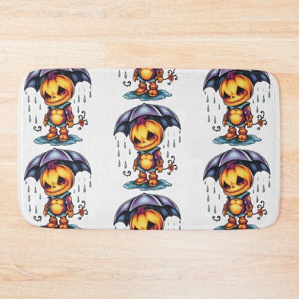 Item preview, Halloween Cute Pumpkin child character art illustration kawaii trick or treat designed and sold by Vintage Designs +.