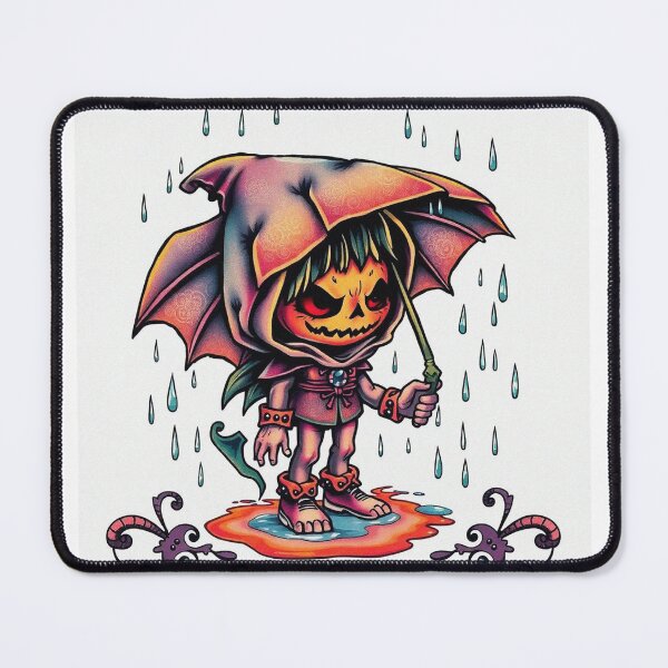 Item preview, Halloween Cute Pumpkin child character art illustration kawaii trick or treat designed and sold by Vintage Designs +.