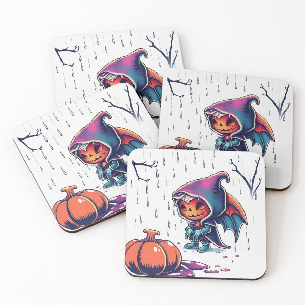 Item preview, Halloween Cute Pumpkin child character art illustration kawaii trick or treat designed and sold by Vintage Designs +.
