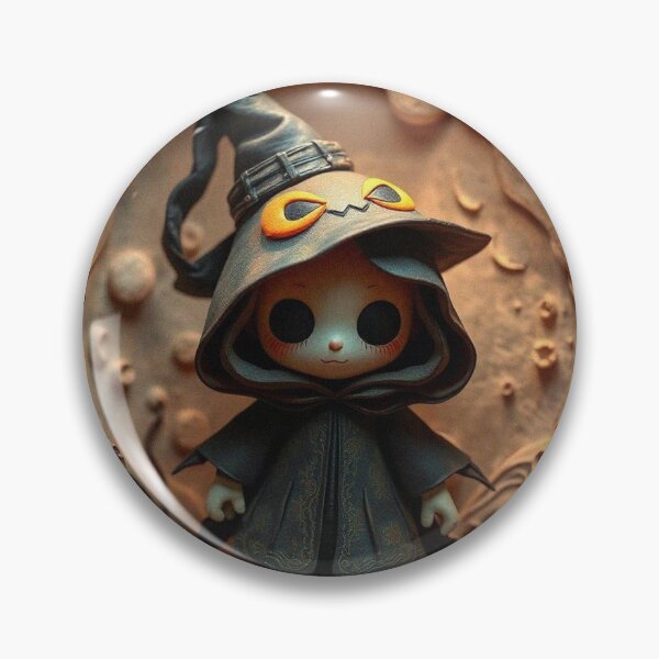 Item preview,  Halloween Cute Pumpkin child character art illustration kawaii trick or treat designed and sold by Vintage Designs +.
