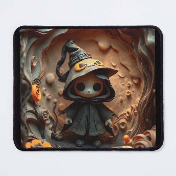 Item preview, Halloween Cute Pumpkin child character art illustration kawaii trick or treat designed and sold by Vintage Designs +.