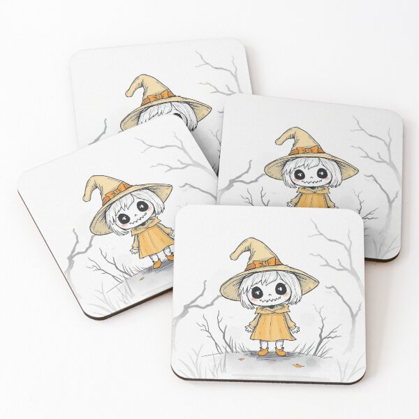 Item preview, Halloween Cute Pumpkin child character art illustration kawaii trick or treat designed and sold by Vintage Designs +.