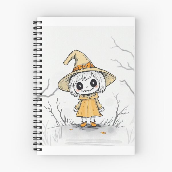 Item preview, Halloween Cute Pumpkin child character art illustration kawaii trick or treat designed and sold by Vintage Designs +.