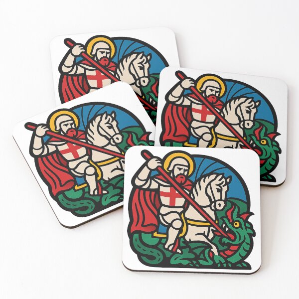 Item preview, St. George and the Dragon – Medieval Style Artwork designed and sold by SwishyGarage.