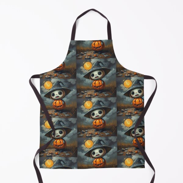 Item preview,  Halloween Cute Pumpkin child character art illustration kawaii trick or treat designed and sold by Vintage Designs +.