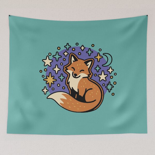 Item preview, Fox Under the Stars designed and sold by Dazzlement.