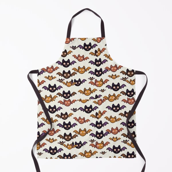 Item preview, Cute kawaii Halloween Bats pattern art designed and sold by Vintage Designs +.