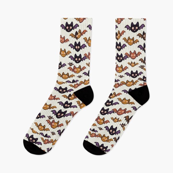 Item preview, Cute kawaii Halloween Bats pattern art designed and sold by Vintage Designs +.