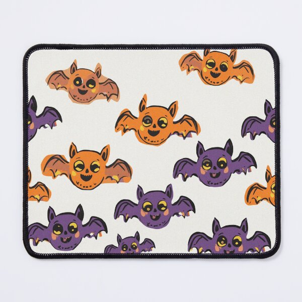 Item preview, Cute kawaii Halloween Bats pattern art designed and sold by Vintage Designs +.