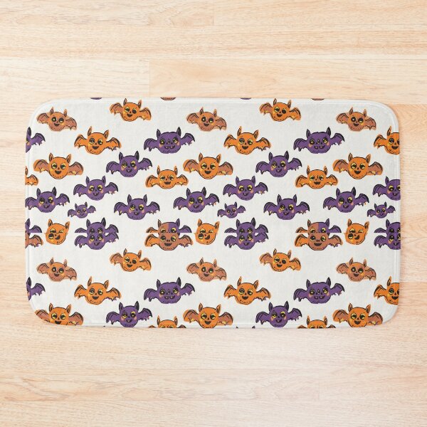 Item preview, Cute kawaii Halloween Bats pattern art designed and sold by Vintage Designs +.