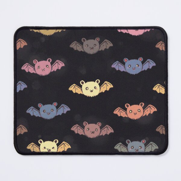 Item preview, Cute kawaii Halloween Bats pattern art designed and sold by Vintage Designs +.