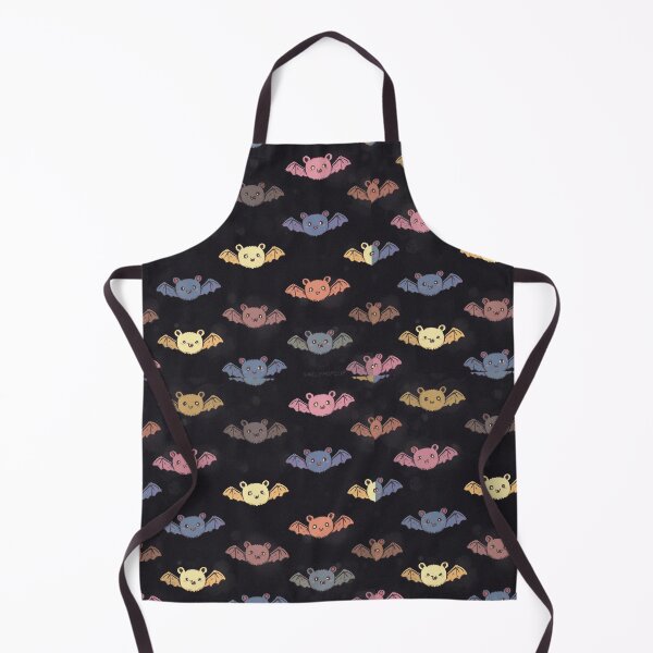 Item preview, Cute kawaii Halloween Bats pattern art designed and sold by Vintage Designs +.