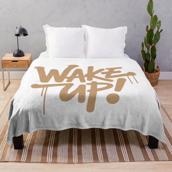 Item preview, Wake Up! Graffiti Style Motivational Design designed and sold by TipTop GFX.