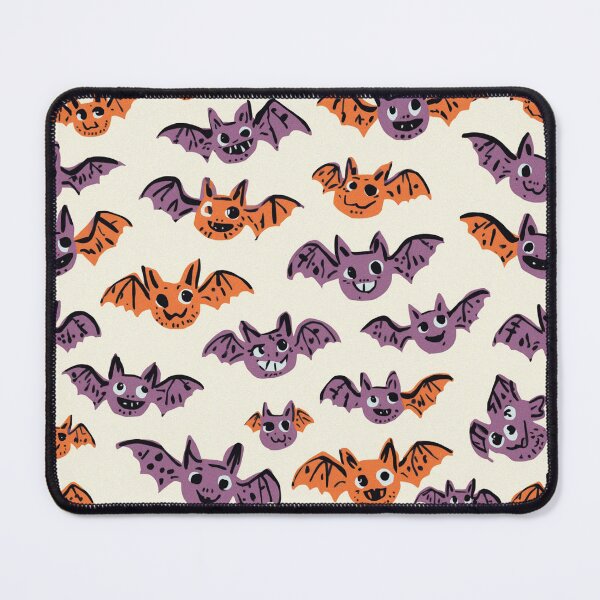 Item preview, Cute kawaii Halloween Bats pattern art designed and sold by Vintage Designs +.