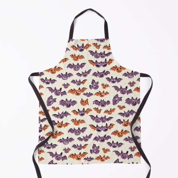 Item preview, Cute kawaii Halloween Bats pattern art designed and sold by Vintage Designs +.