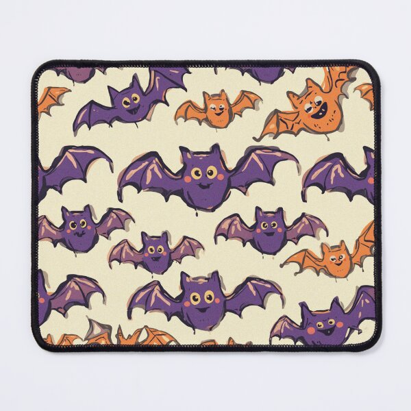 Item preview, f Cute kawaii Halloween Bats pattern art designed and sold by Vintage Designs +.