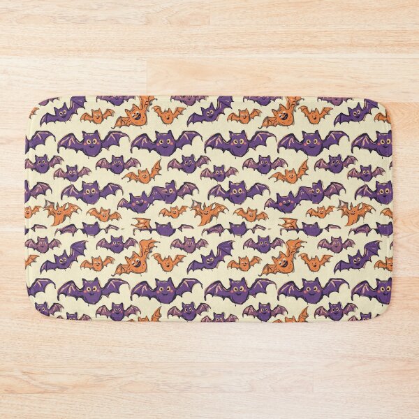 Item preview, f Cute kawaii Halloween Bats pattern art designed and sold by Vintage Designs +.