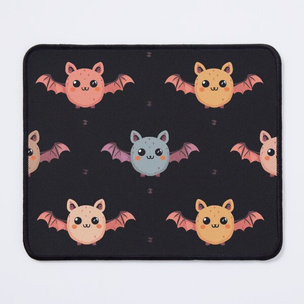 Item preview, Cute kawaii Halloween Bats pattern art designed and sold by Vintage Designs +.