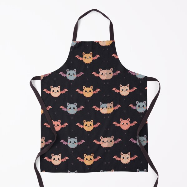Item preview, Cute kawaii Halloween Bats pattern art designed and sold by Vintage Designs +.