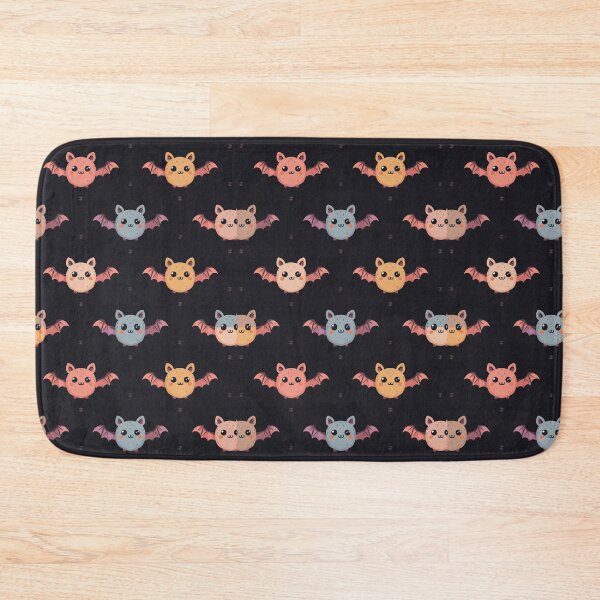 Item preview, Cute kawaii Halloween Bats pattern art designed and sold by Vintage Designs +.