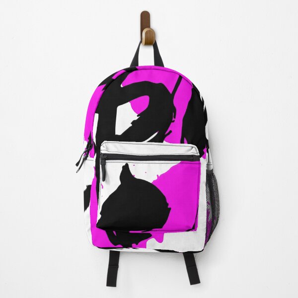 Item preview, Abstract japanese painting black and pink designed and sold by michplante60.