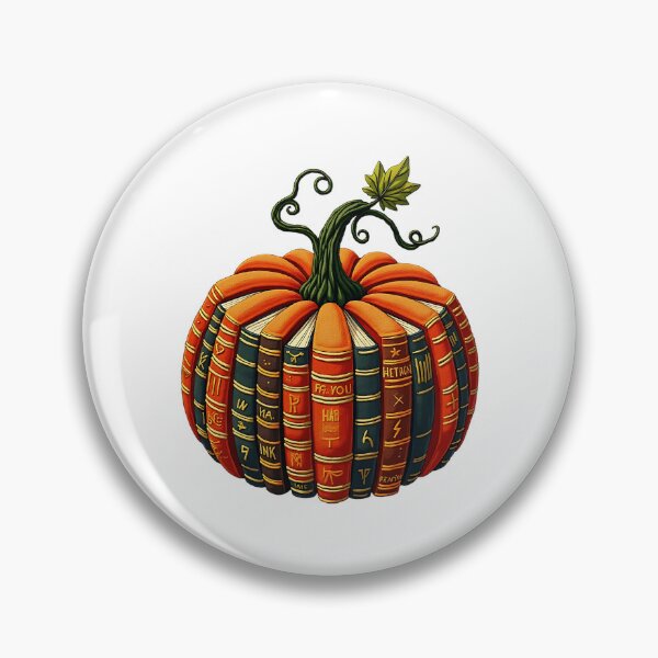 Artikelvorschau, Herbstbuch Kürbis Herbst Leseliebhaber Bibliothek Dekor entworfen und verkauft von ArtDesignTp.