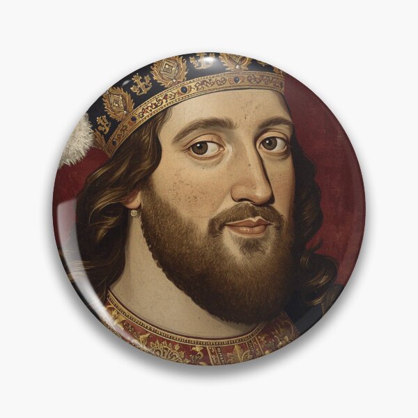 Item preview, Vintage portrait art Of a King in the  Tudor Era Renaissance European Royaly  designed and sold by Vintage Designs +.