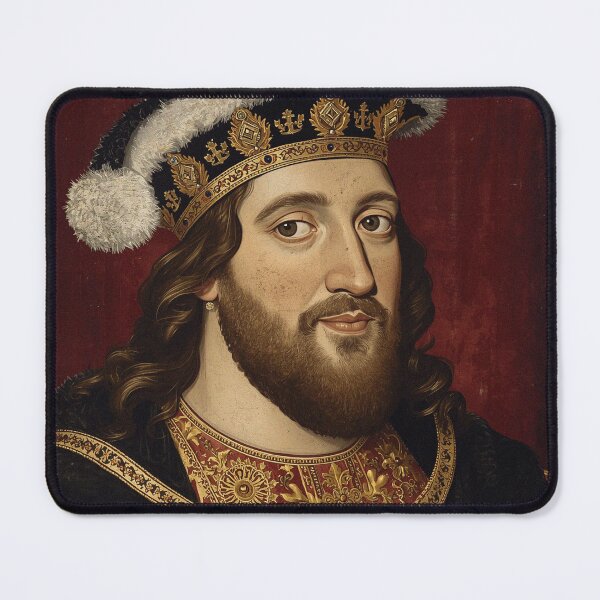 Item preview, Vintage portrait art Of a King in the Tudor Era Renaissance European Royaly designed and sold by Vintage Designs +.