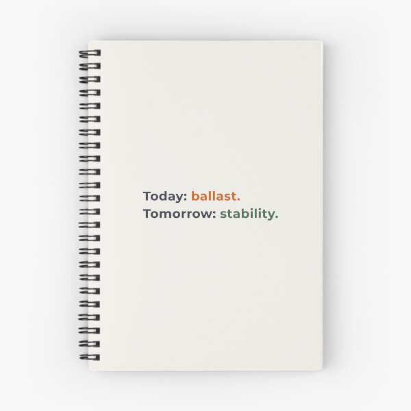 Item preview, “Today ballast, tomorrow stability: your silent evolution.”  designed and sold by chapeto.