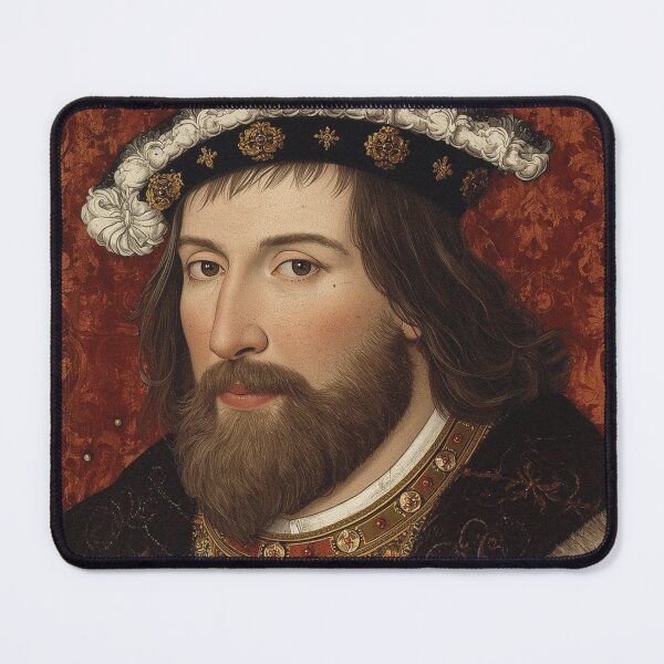 Item preview, Vintage portrait art Of a King in the Tudor Era Renaissance European Royaly designed and sold by Vintage Designs +.