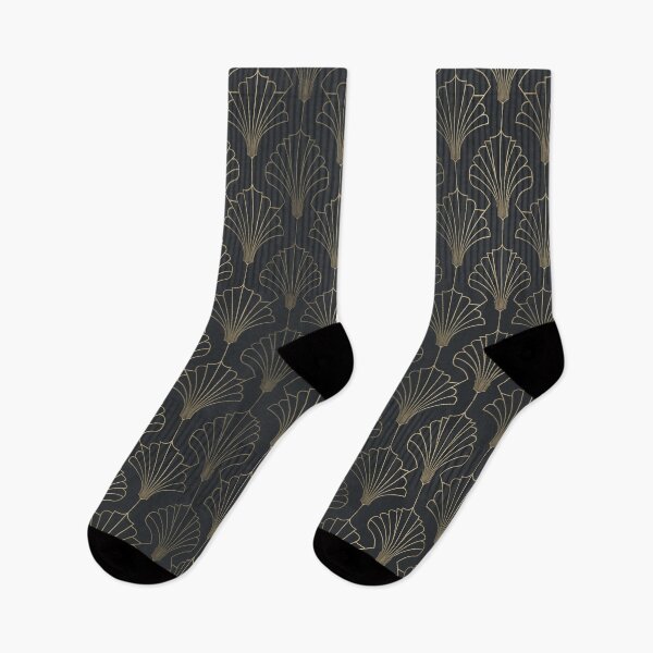 Item preview, Intricate Gold & Black Art Deco Geometric Pattern | Vintage Gatsby Glamour Design designed and sold by NSB-Design.