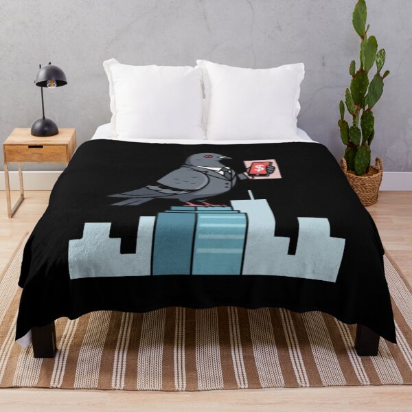Item preview, Corporate Pigeon Boss – Funny Minimalist Vector with Dollar Phone designed and sold by Whisky1111.
