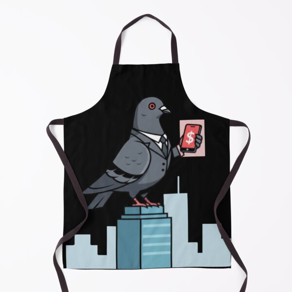 Item preview, Corporate Pigeon Boss – Funny Minimalist Vector with Dollar Phone designed and sold by Whisky1111.