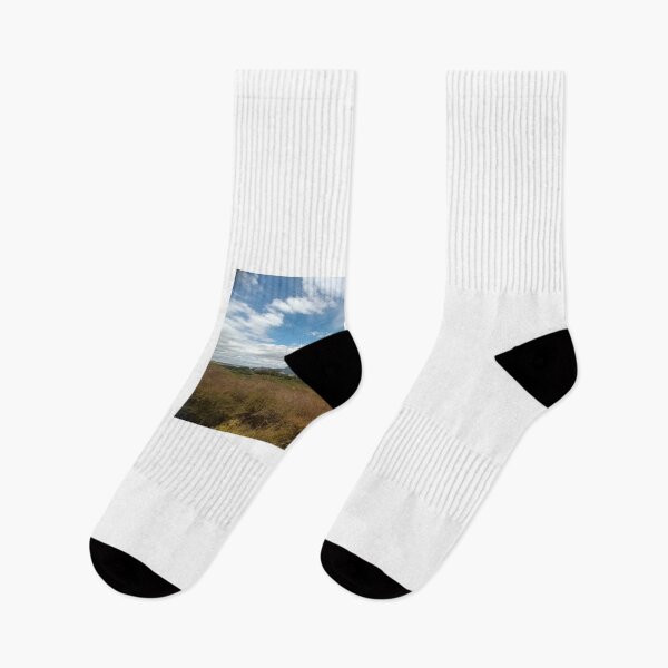Item preview, Mountain Across a Field on a Sunny Day designed and sold by Rockyrodo.