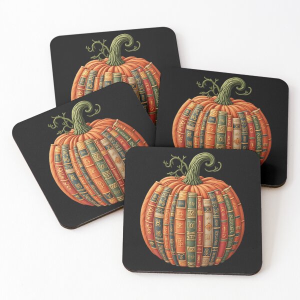 Item preview, Fall Pumpkin Book Stack Halloween Library Reading Design designed and sold by ArtDesignTp.