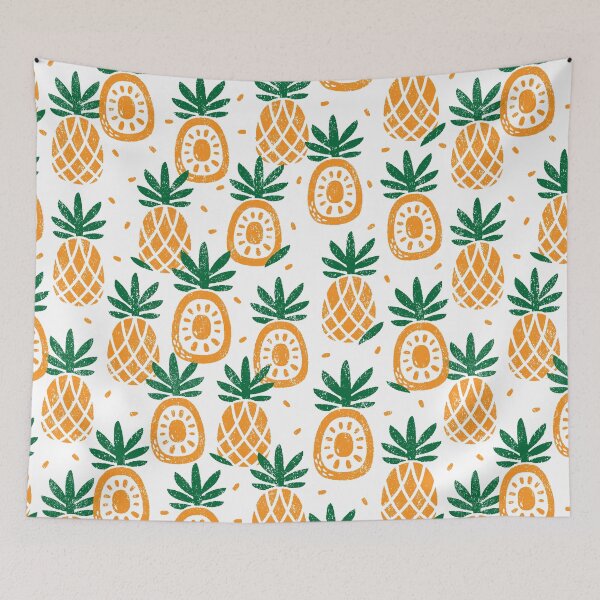 Item preview, Tropical Crown — Pineapples and Cross-Sections Pattern designed and sold by NicolaZhukov.