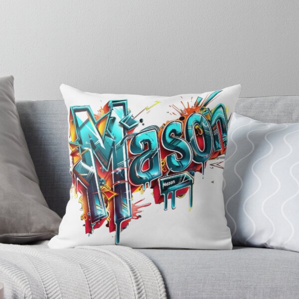Item preview, Mason Graffiti Street Art Name Design designed and sold by AlexLineArt.