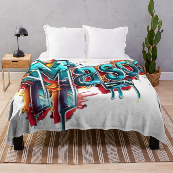 Item preview, Mason Graffiti Street Art Name Design designed and sold by AlexLineArt.